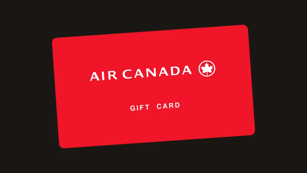 Air Canada gift card