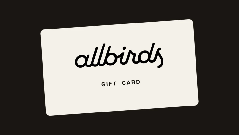 Allbirds gift card