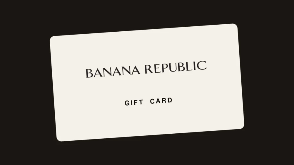 Banana Republic gift card