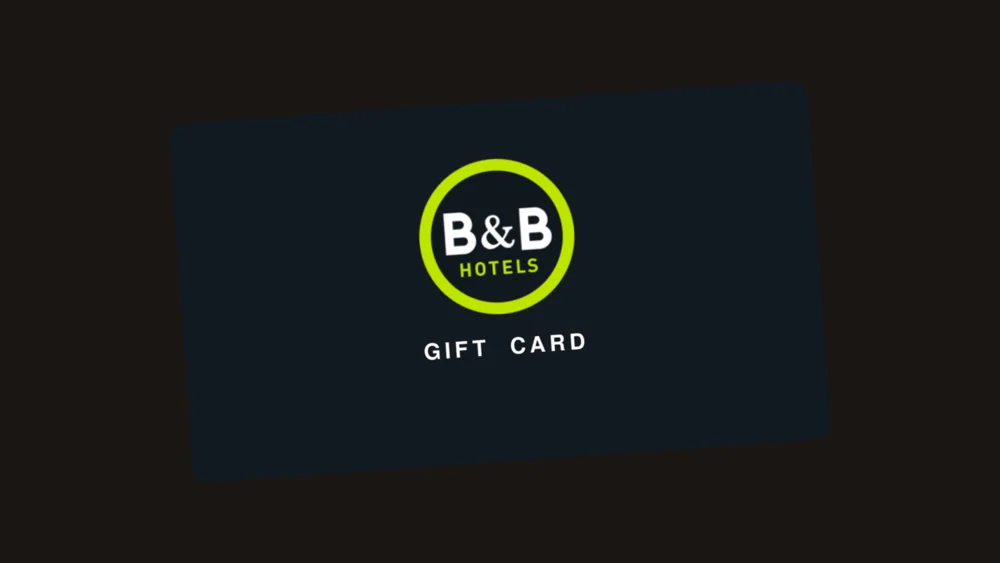 B&B Hotels gift card