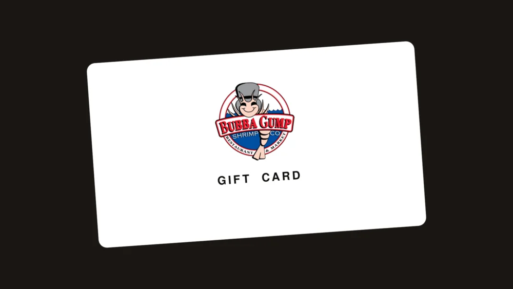 Bubba Gump Shrimp Co. gift card