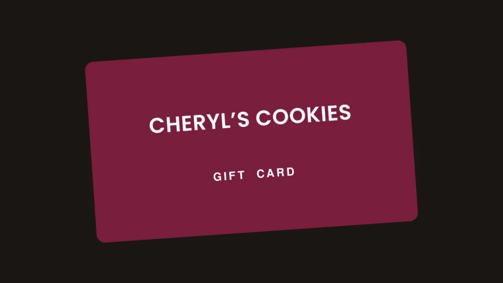 Cheryl's Cookies gift card