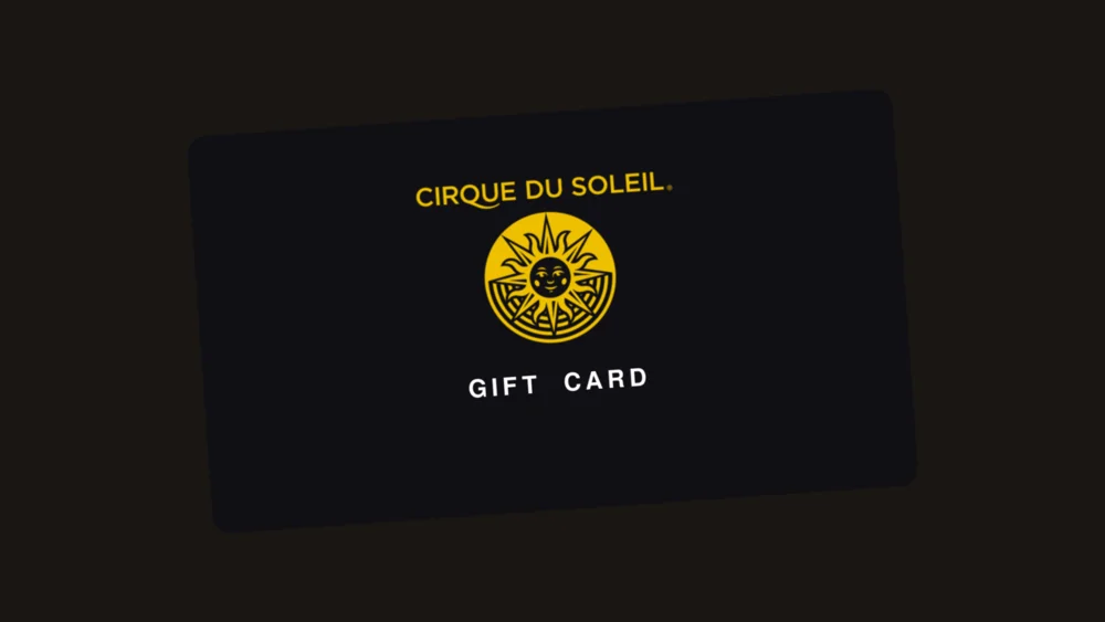 Cirque du Soleil gift card