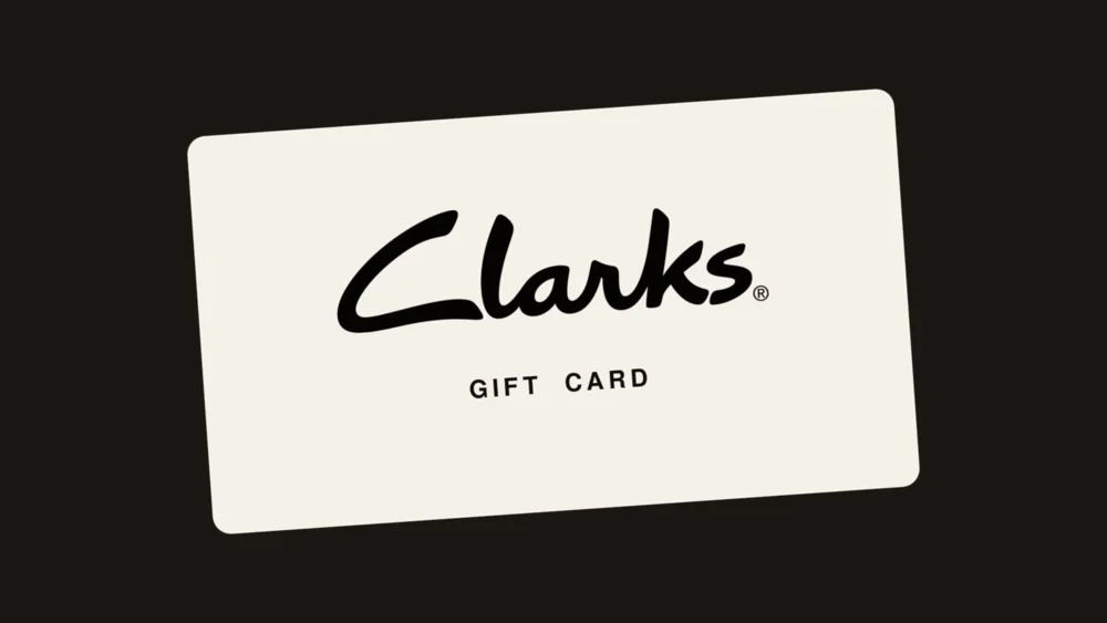 Clarks gift card