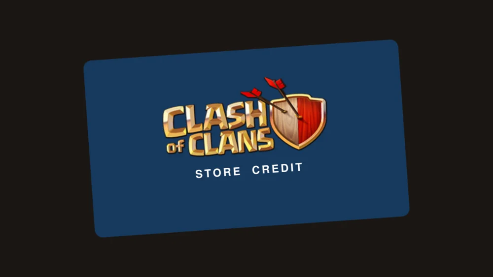 Clash of Clans gift card