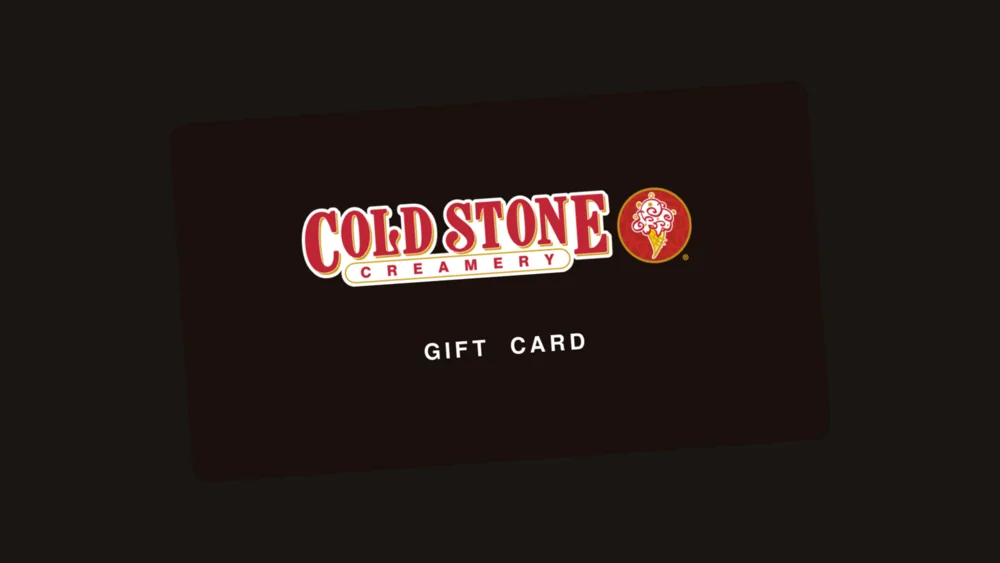 Cold Stone Creamery gift card