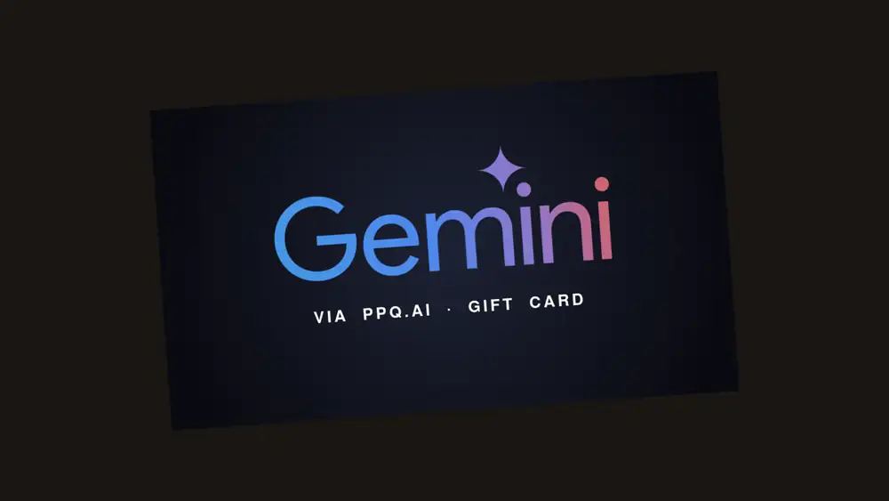 Gemini via PPQ.ai gift card