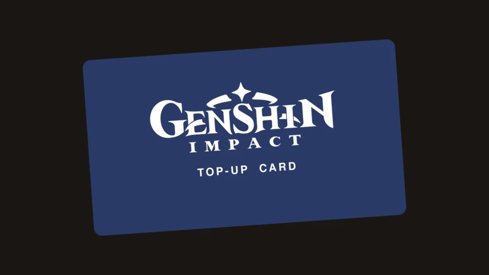 Genshin Impact gift card
