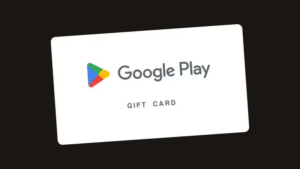 Google Play gift card