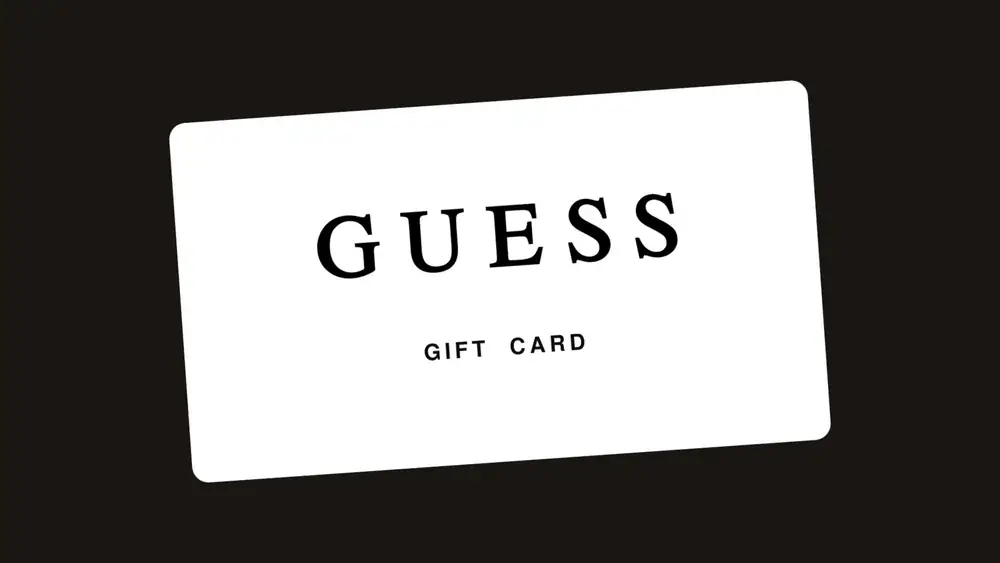 Guess gift card