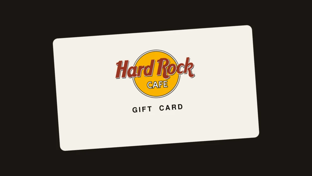 Hard Rock Cafe gift card
