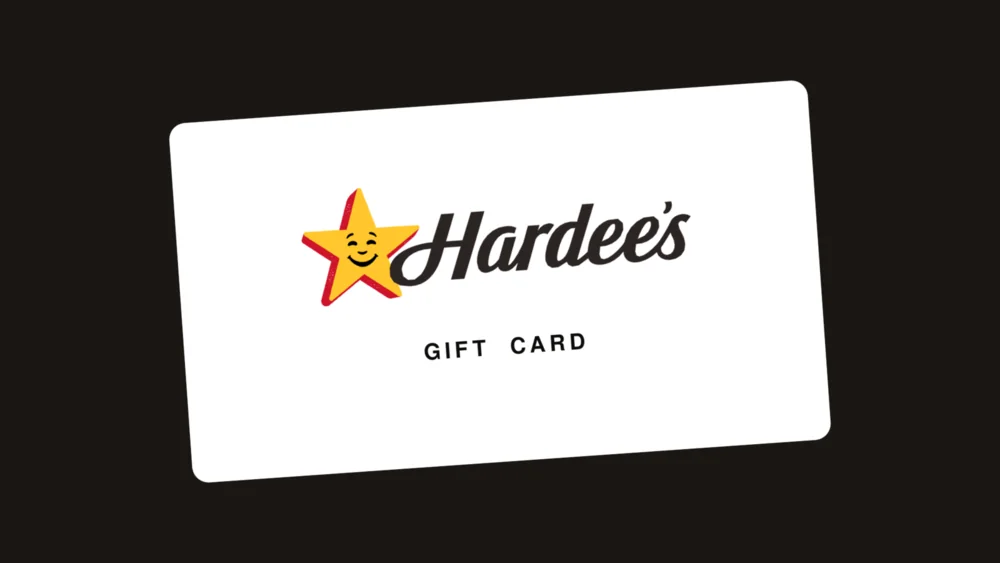 Hardee's gift card