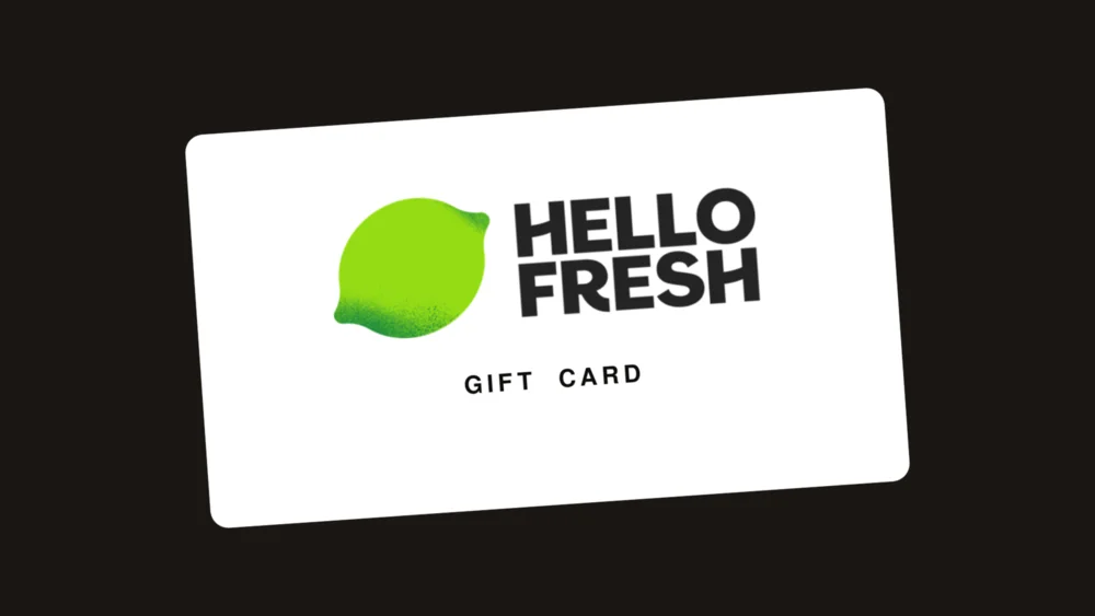 HelloFresh gift card