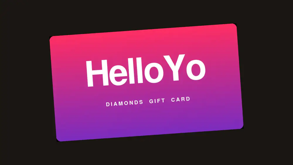 Hello Yo gift card
