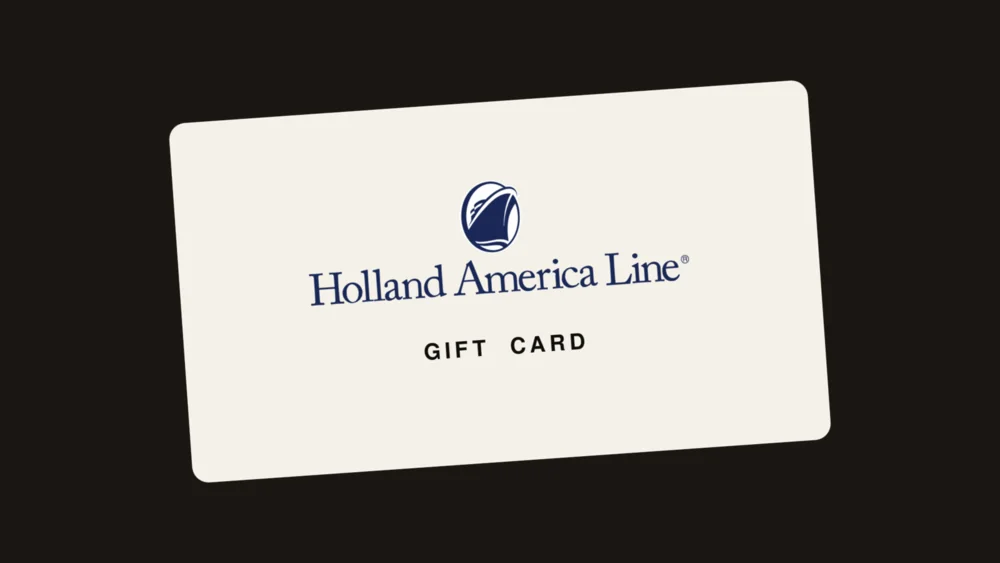 Holland America Line gift card