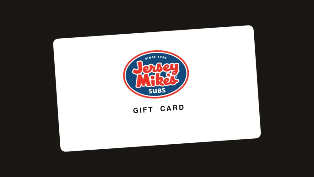 Jersey Mike's gift card