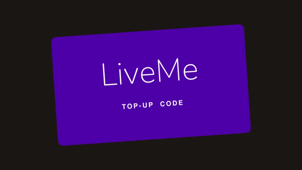 LiveMe gift card