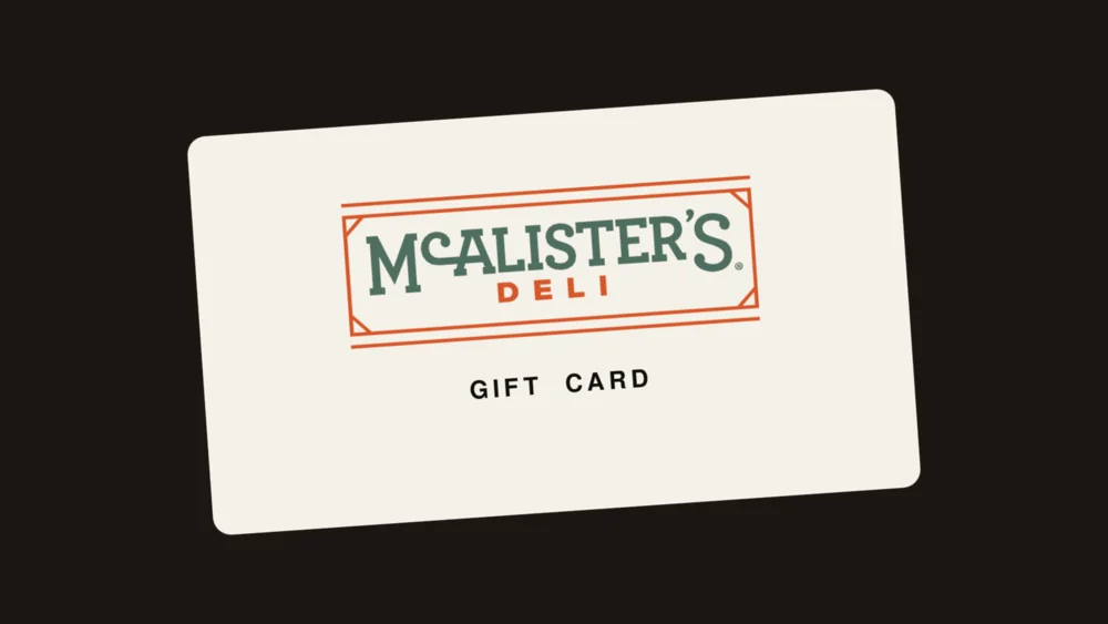 McAlister's Deli gift card