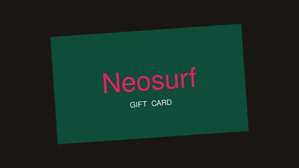 Neosurf gift card