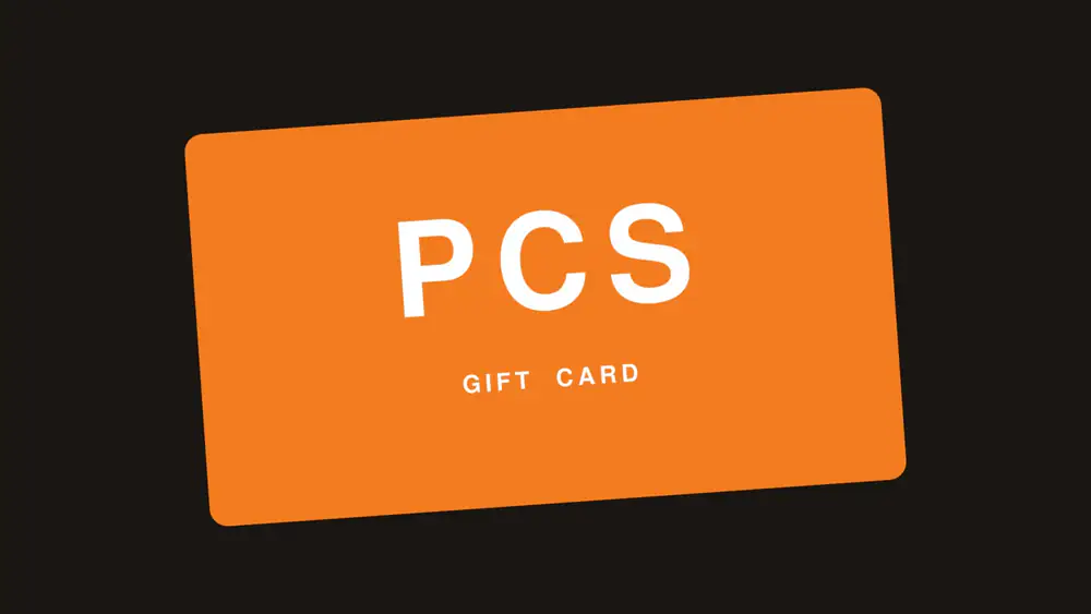 PCS Recharge gift card