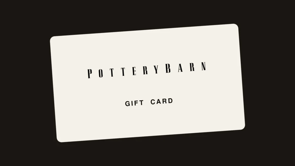Pottery Barn gift card