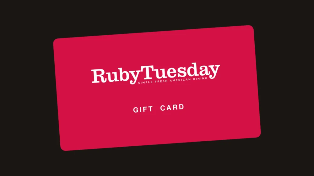 Ruby Tuesday gift card