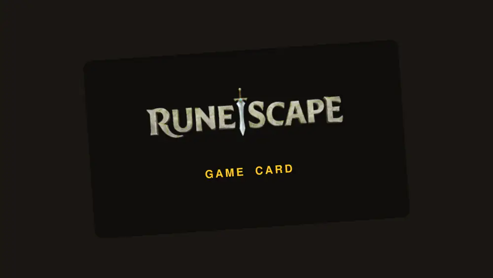 RuneScape gift card