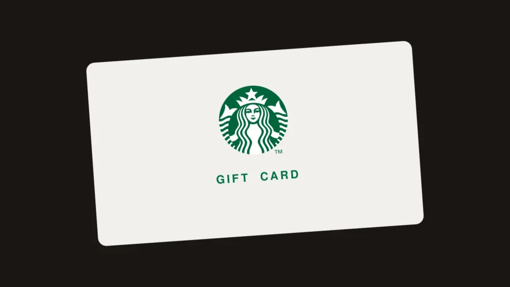 Starbucks gift card