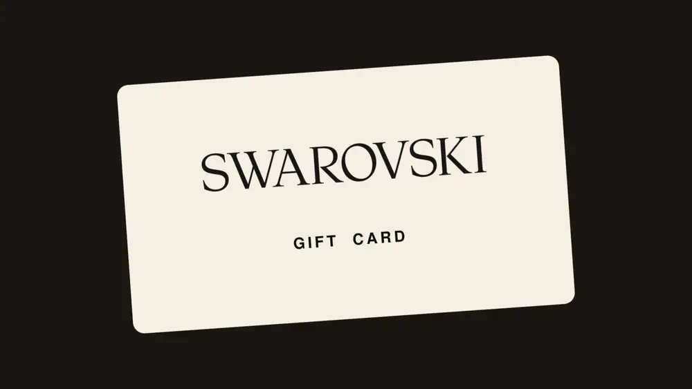 Swarovski gift card