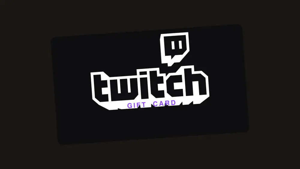 Twitch gift card