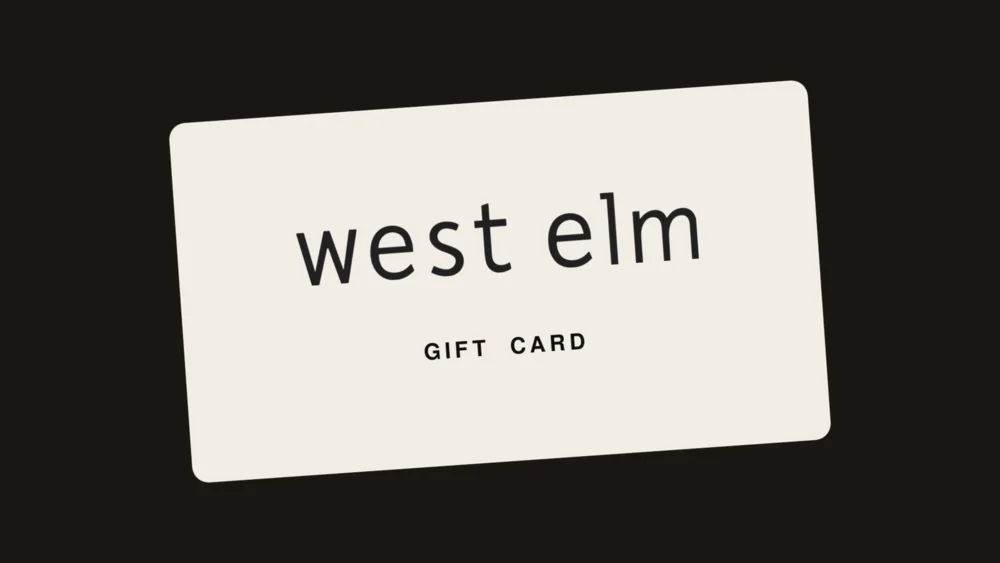 west elm gift card