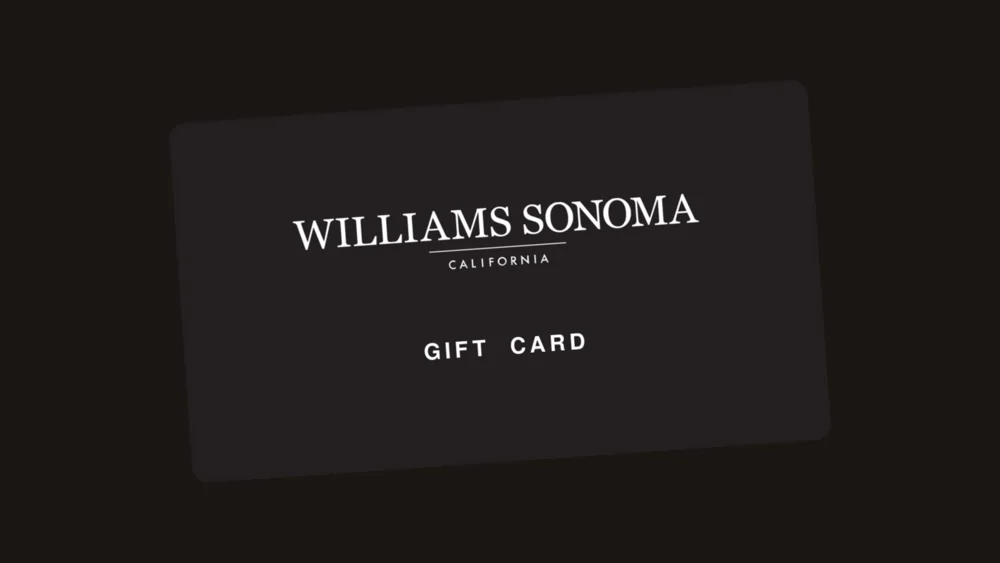 Williams Sonoma gift card